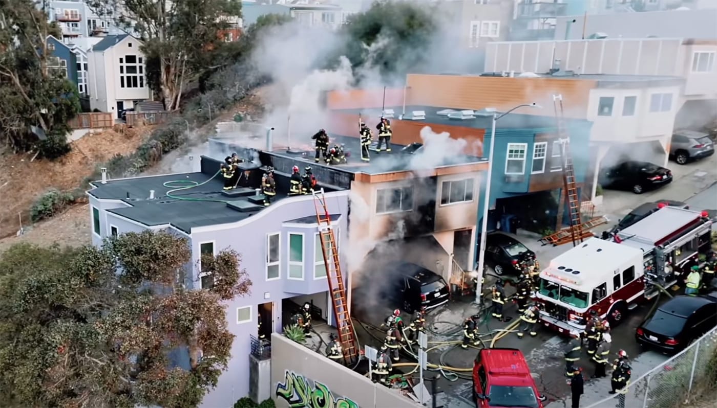 Three SF Firefighters Injured, Cat Killed In Bernal House Fire