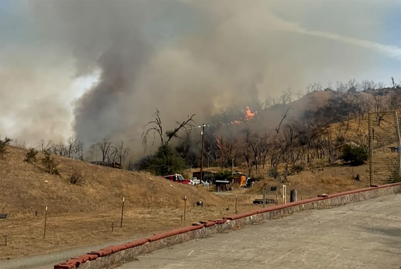 Steele Fire Burns 45 Acres Near Lake Berryessa