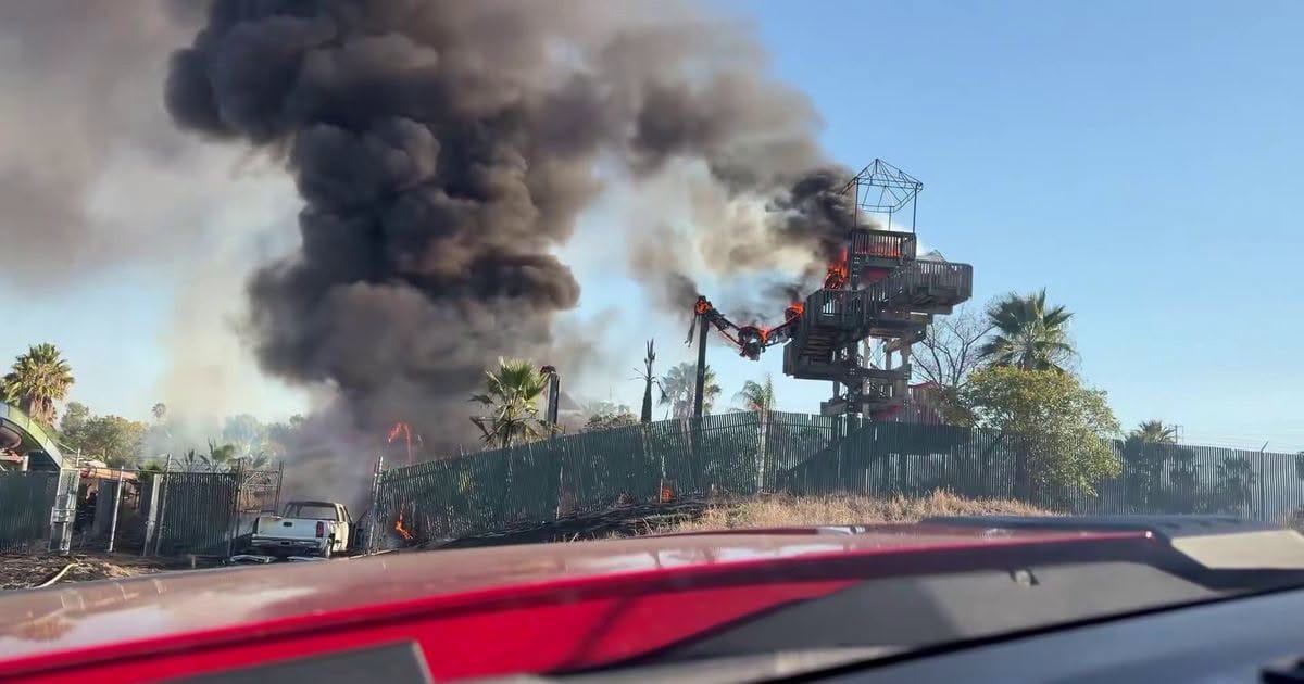 Truck Crash Sparks Fire at San Jose Water Park; Arson Unit Asked to Investigate