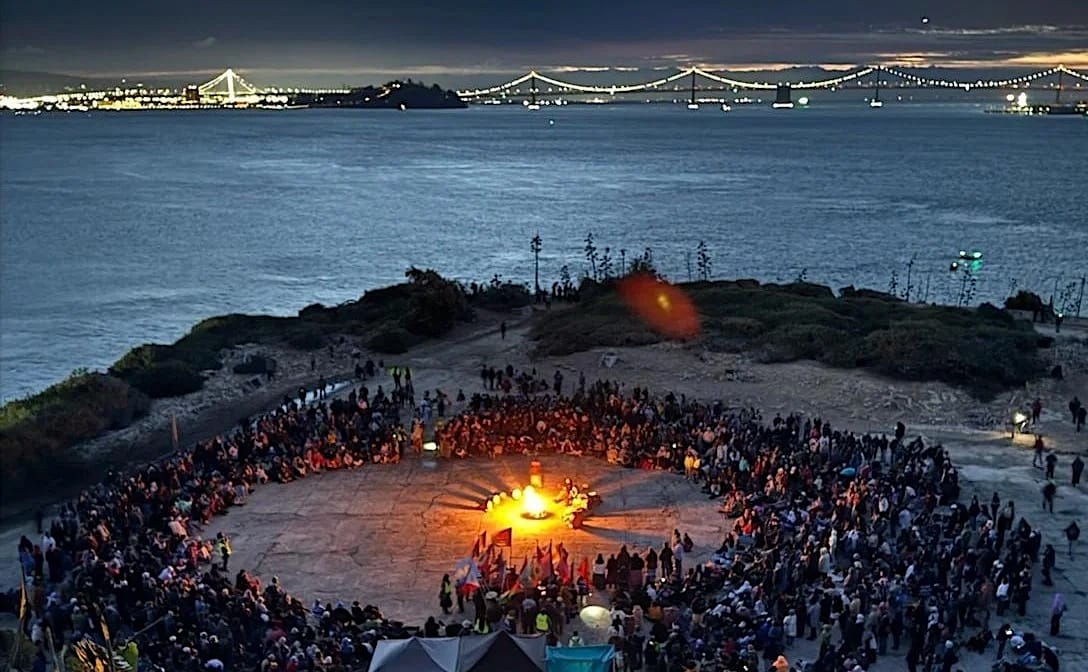 Alcatraz Sunrise Gathering Honors Indigenous Resistance as Organizers Challenge Newsom Vetoes