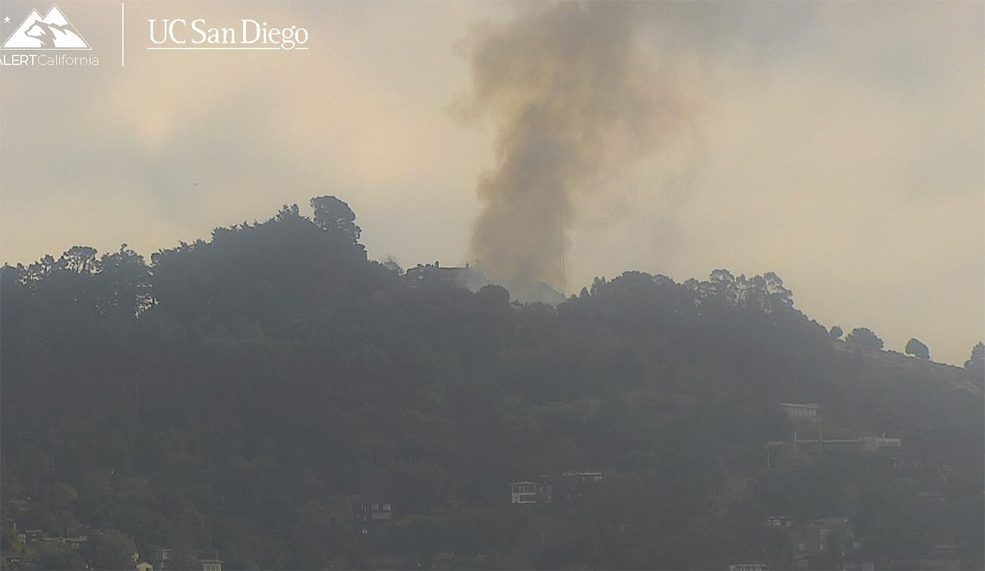 Vegetation Fire Breaks Out In Berkeley Hills, Luckily While Winds Are Very Calm