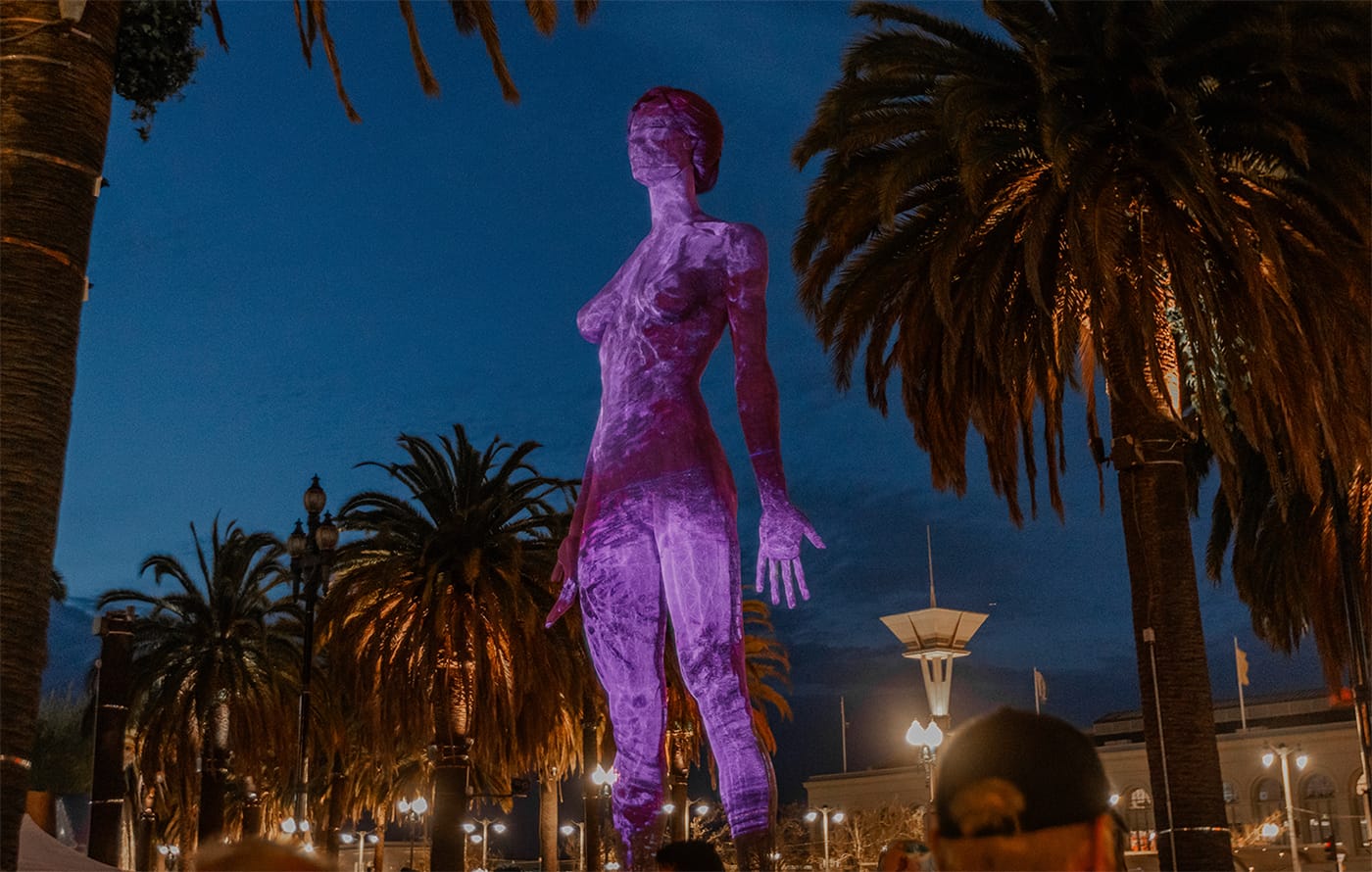 45-Foot-Tall Nude Woman Sculpture to Leave Embarcadero Plaza Next Week