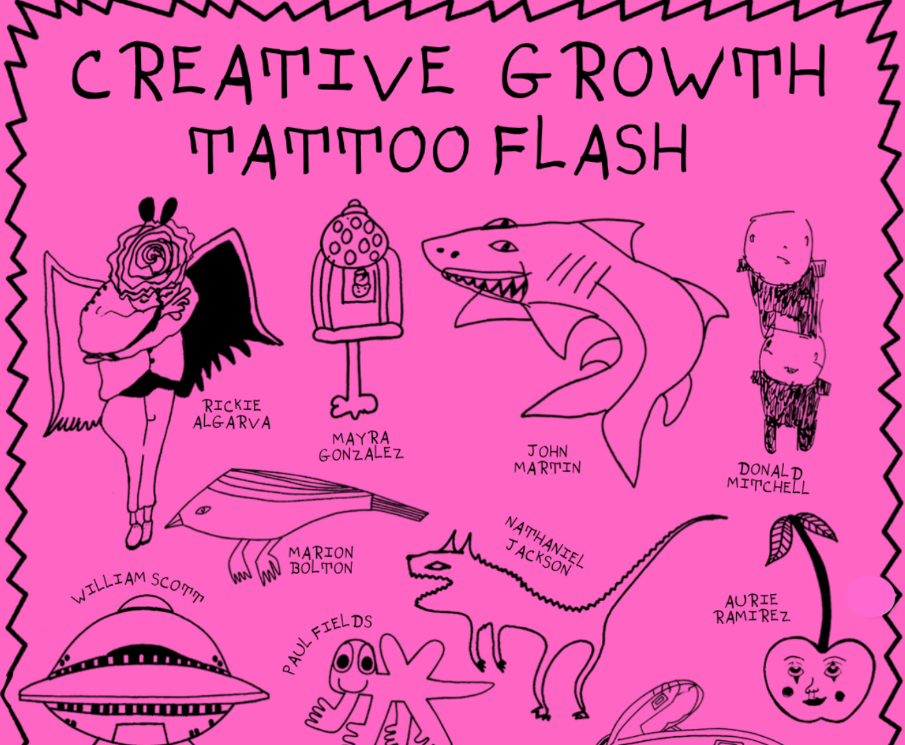Creative Growth Art Center to Hold Flash Tattoo Sale at Bay Area Shops