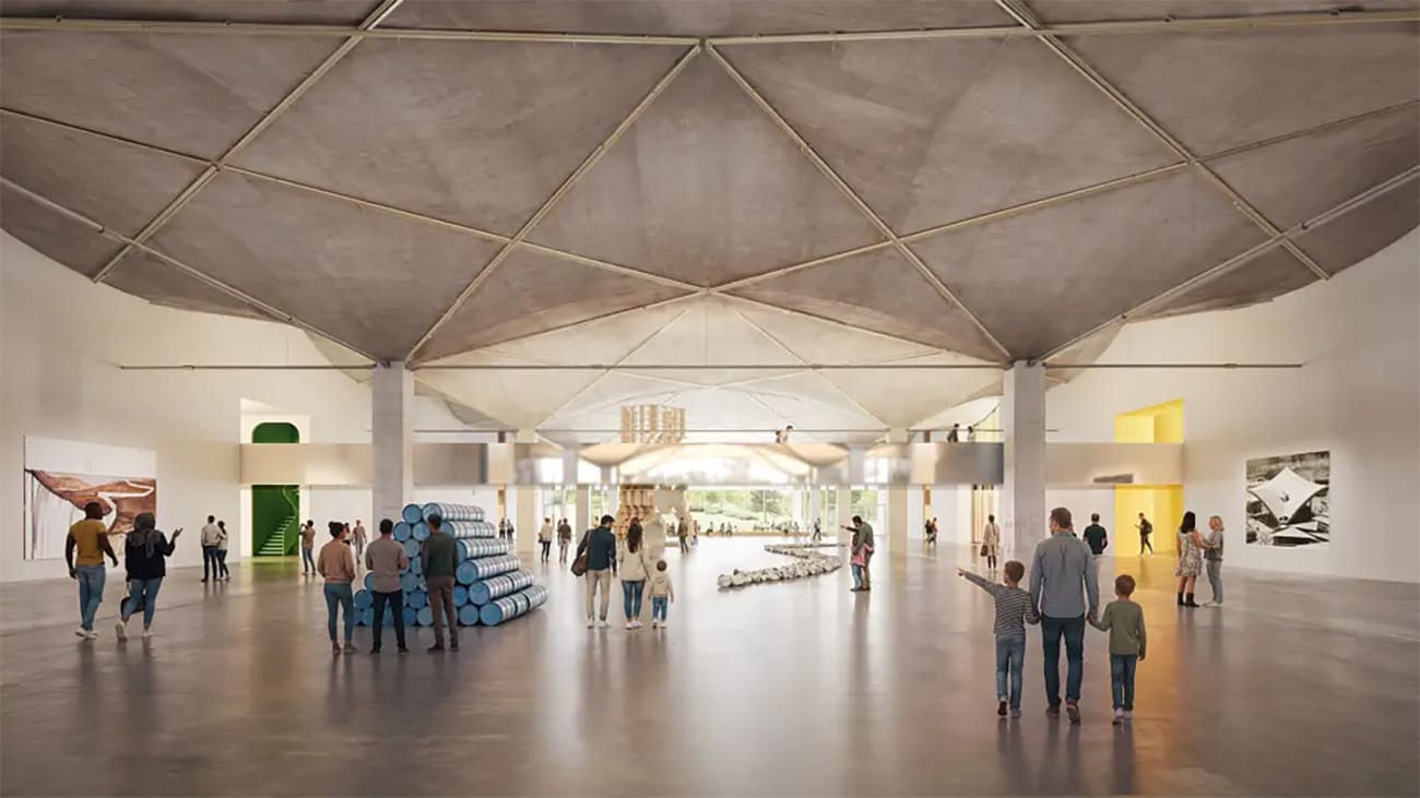 New Renderings Revealed as Eames Institute Moves Forward at Former Birkenstock Site