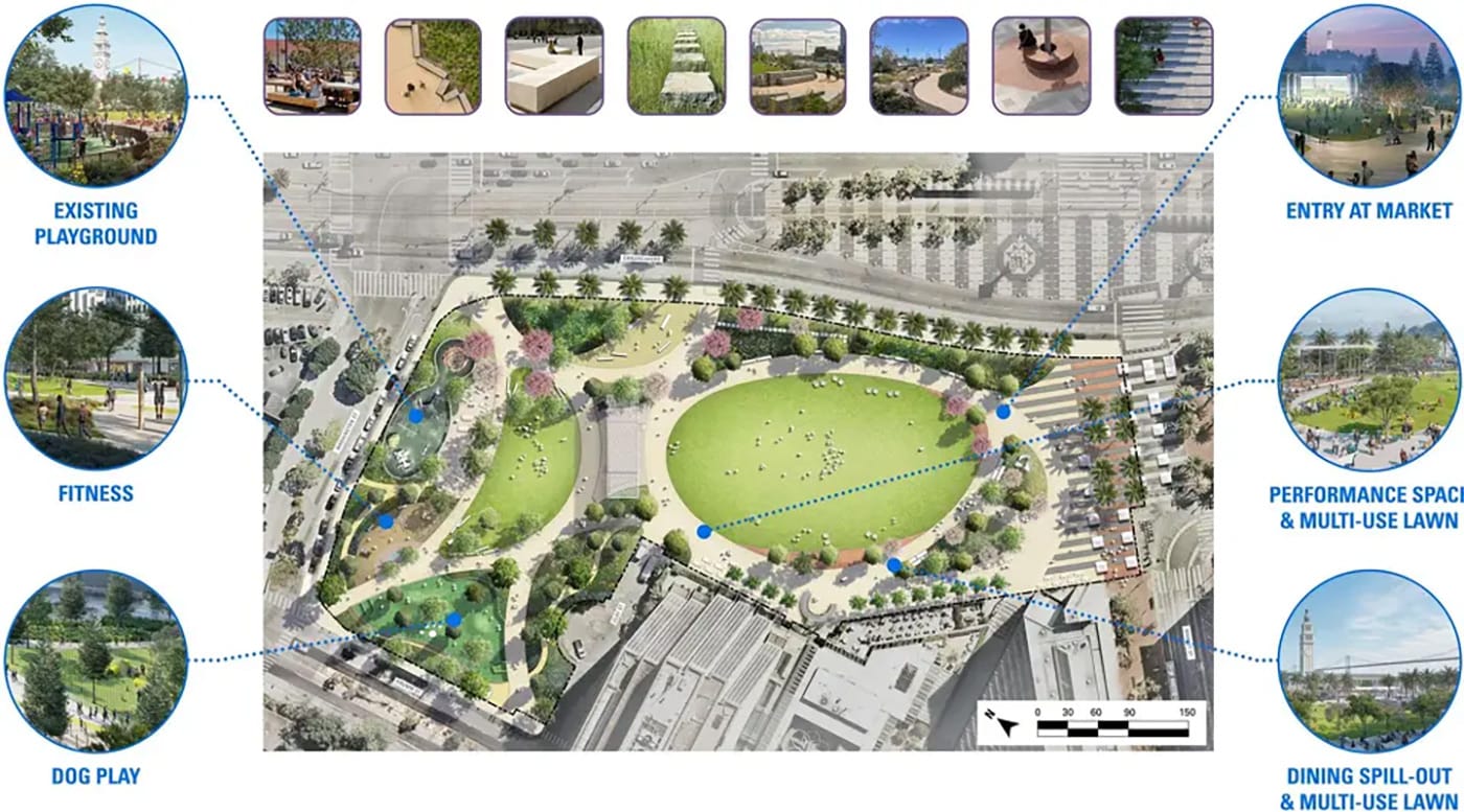 Sculptural Pavilion Options For Embarcadero Park to Be Reviewed Monday
