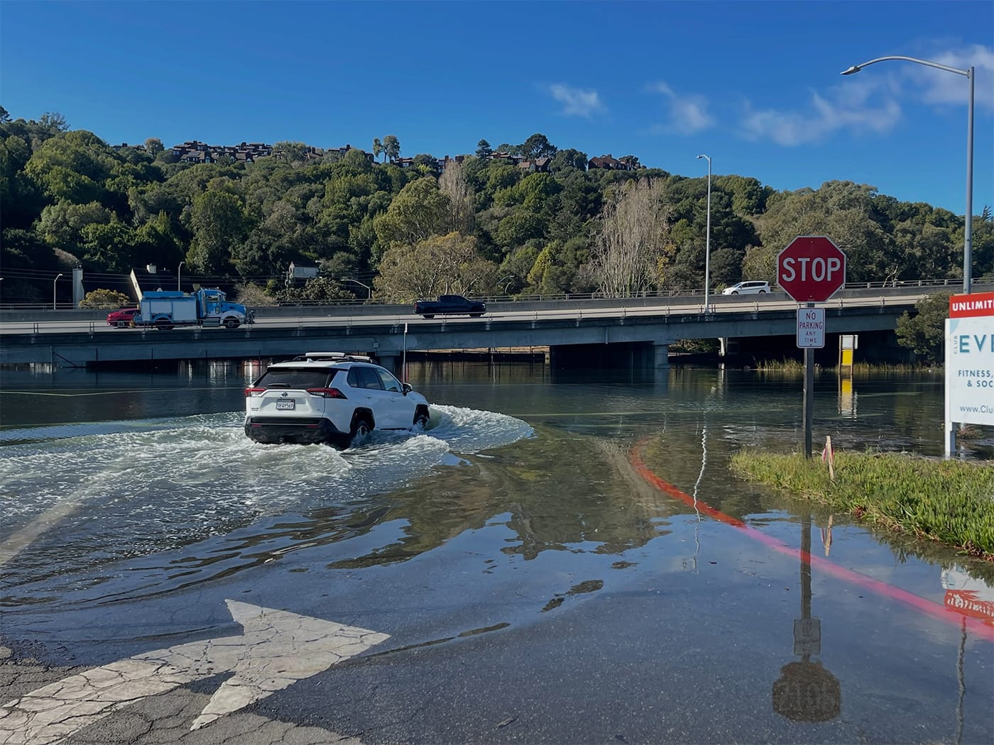 Day Around the Bay: Flooding Persists In Mill Valley